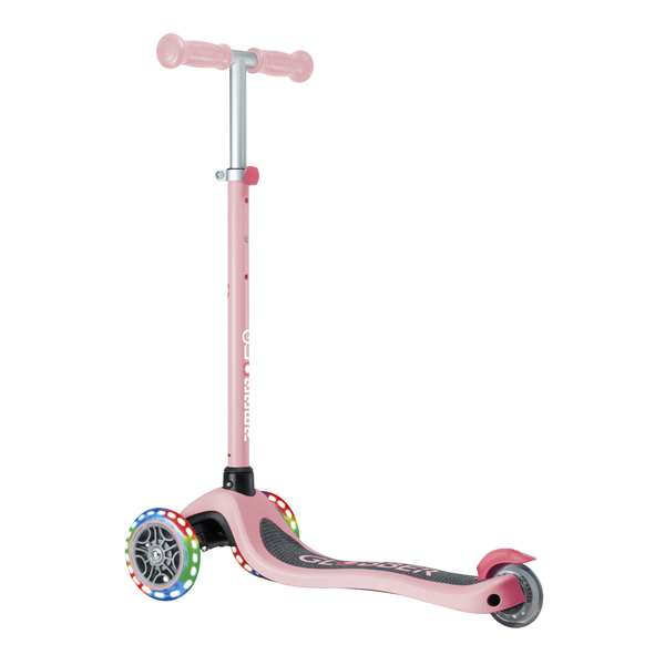 Trottinette 3 roues Primo Lights rose pastel