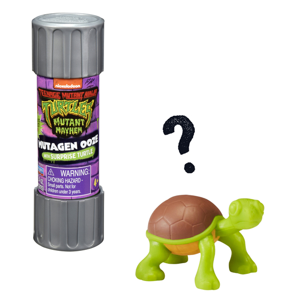 Tube avec gel gluant et mini figurine surprise Tortues Ninja