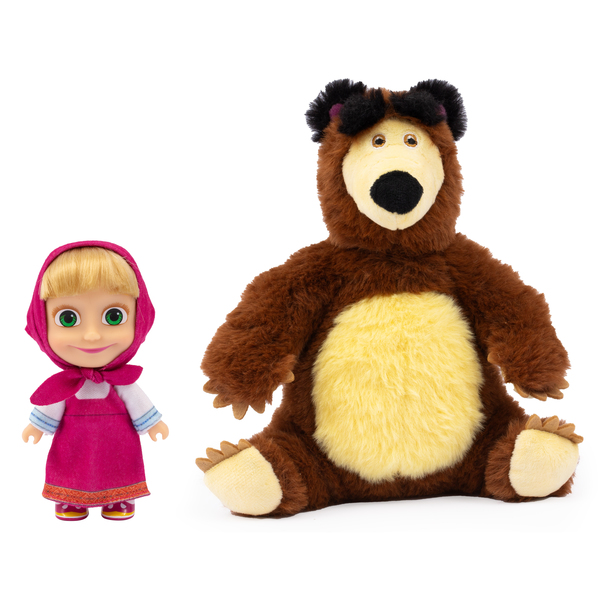 Coffret poupée Masha et peluche Ours Michka 12 et 20cm