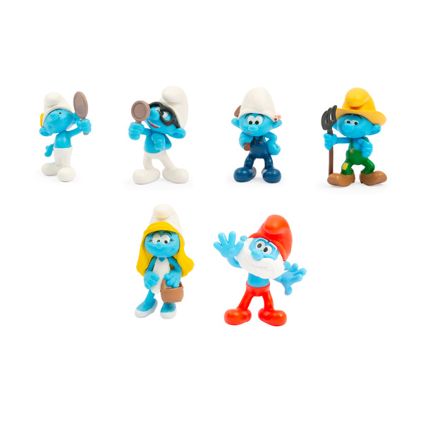 Les Schtroumpfs - Maison champignon et figurine surprise 7,5 cm