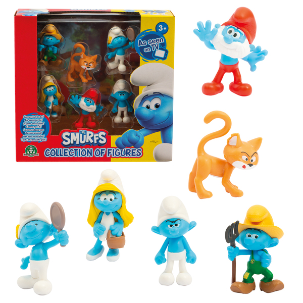 Coffret surprise 6 figurines 5,5 cm - Les Schtroumpfs