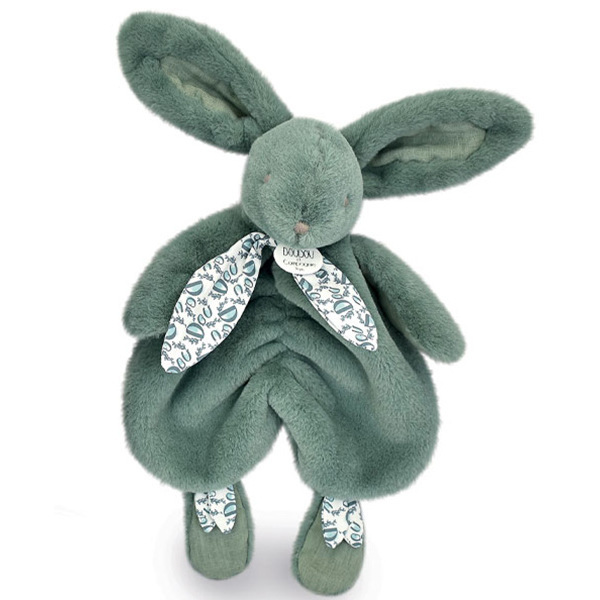 Lapin doudou sauge 29cm