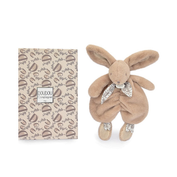 Lapin doudou beige 29cm