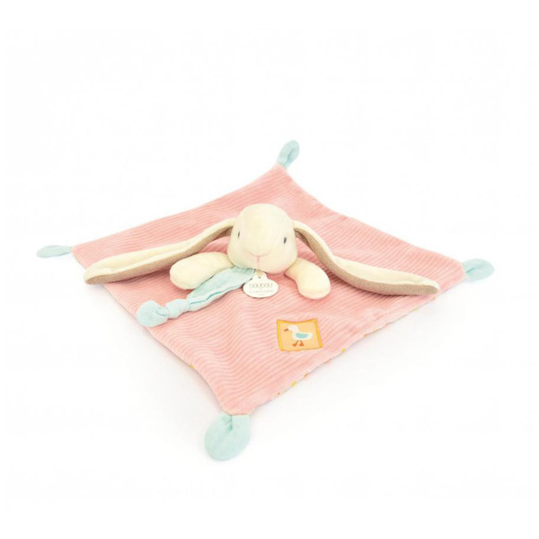 Doudou plat lapin Ciboulette 27cm