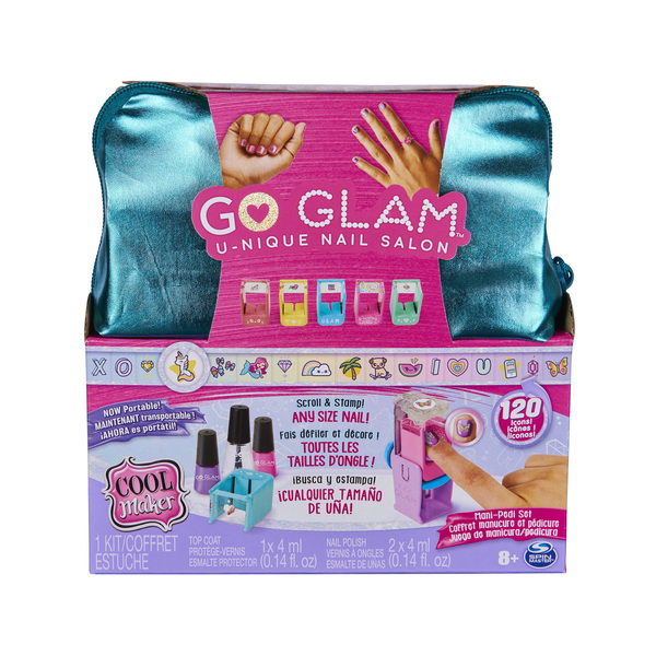 Coffret Go Glam U-Nique Nail Salon - Pochette Format Voyage - Cool Maker