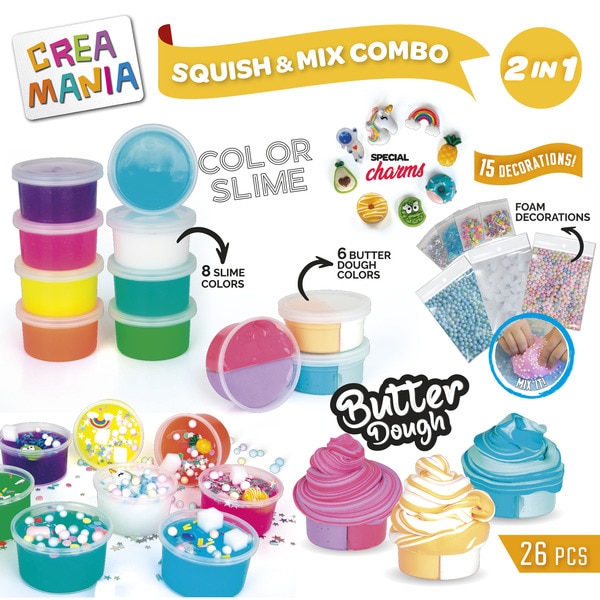 Coffret slime et butter slime avec décorations