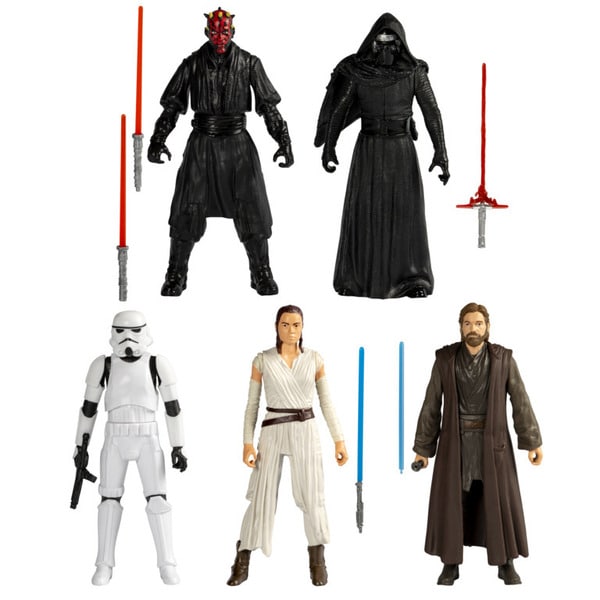 Pack 5 figurines Star Wars Affrontement galactique