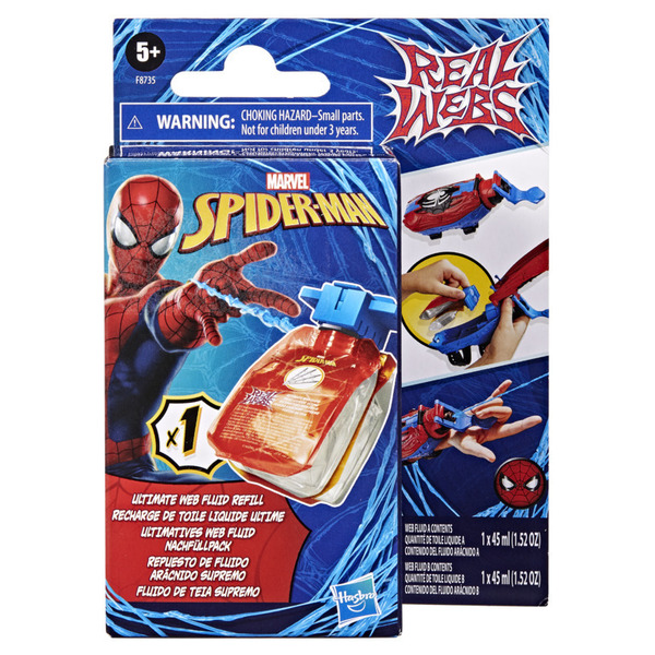 Figurine Spider-Man Arachno-Moto Lance-toile - Véhicule Et Figurine 10 Cm Articulée - Jouet Action Marvel Pour Enfants