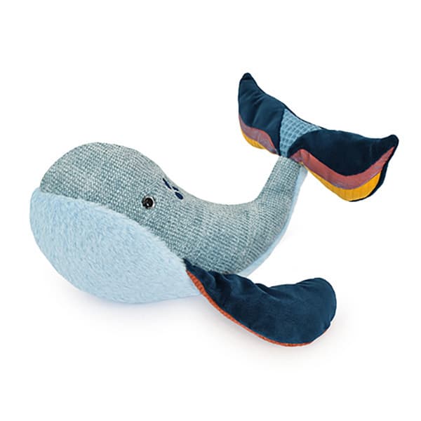 Peluche Trésors marins baleine 30cm