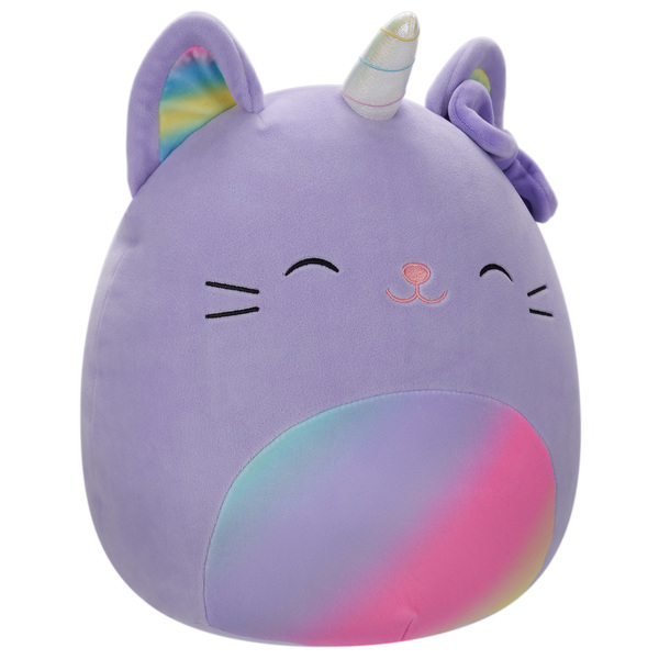 Peluche Squishmallows Cienna chat-licorne - 30cm