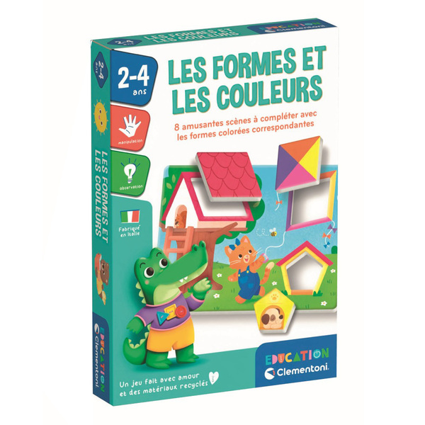 Jeu éducatif apprendre les formes et les couleurs