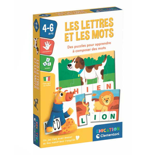 Jeu éducatif - Les lettres et les mots 