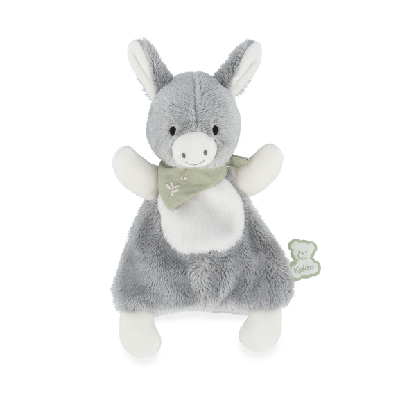 Doudou gris ânon Régliss’ 18 cm