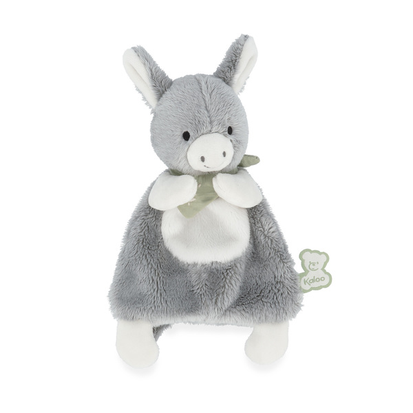 Doudou gris ânon Régliss’ 18 cm