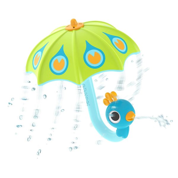 Parapluie arroseur paon vert