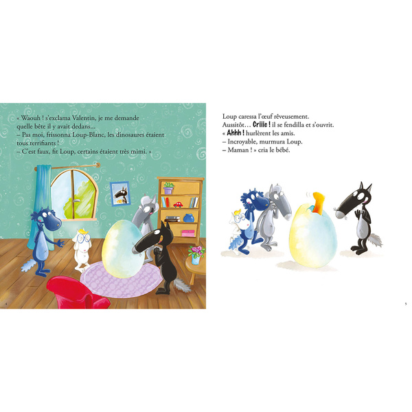 Le loup qui adorait les dinosaures