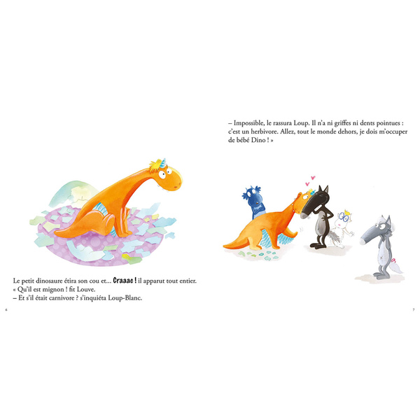 Le loup qui adorait les dinosaures