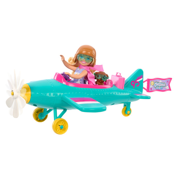 Poupée Chelsea et son avion