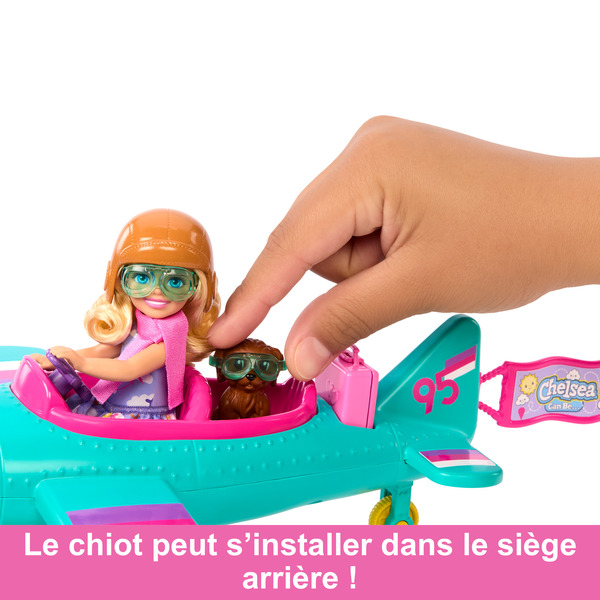 Poupée Chelsea et son avion