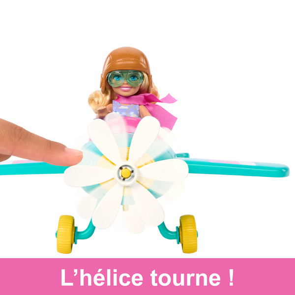 Poupée Chelsea et son avion
