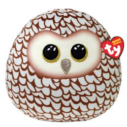 Coussin peluche Chouette - Squish a boss 20 cm