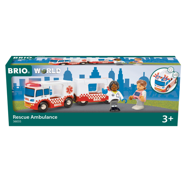 Camion ambulance son et lumière - 36035 BRIO World 