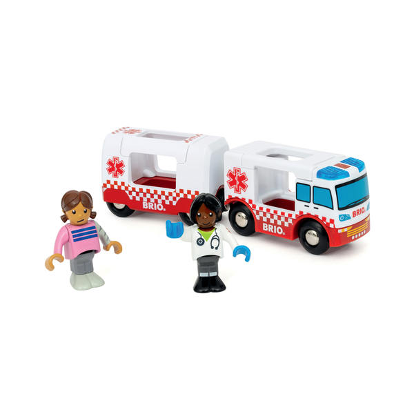 Camion ambulance son et lumière - 36035 BRIO World 