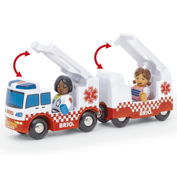 Camion ambulance son et lumière - 36035 BRIO World 