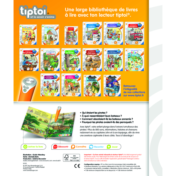 tiptoi® - Je découvre les pirates