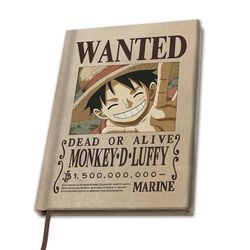 Cahier One Piece A5 - Wanted Luffy