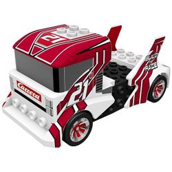 Carrera GO!!! Build 'n Race - Camion de course blanc