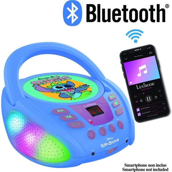 Lecteur CD Bluetooth - Stitch