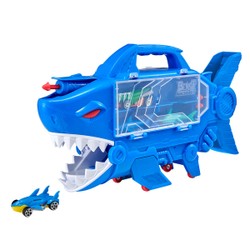 Coffret requin transporteur avec voitures Beast Machines