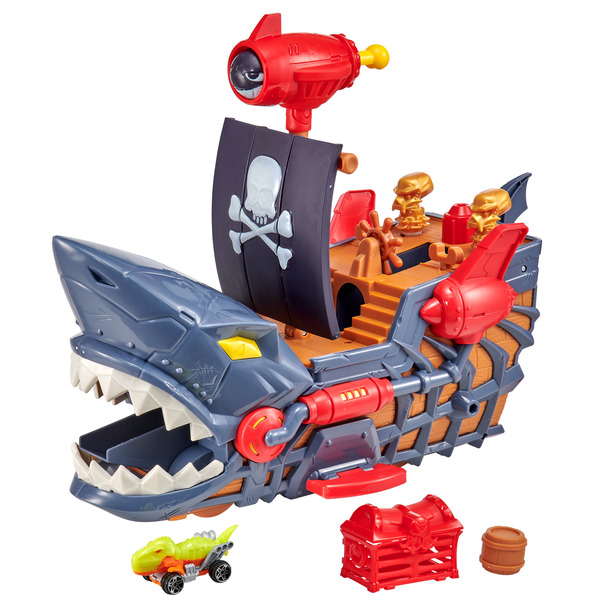 Navire pirate Beast Machines avec 3 voitures