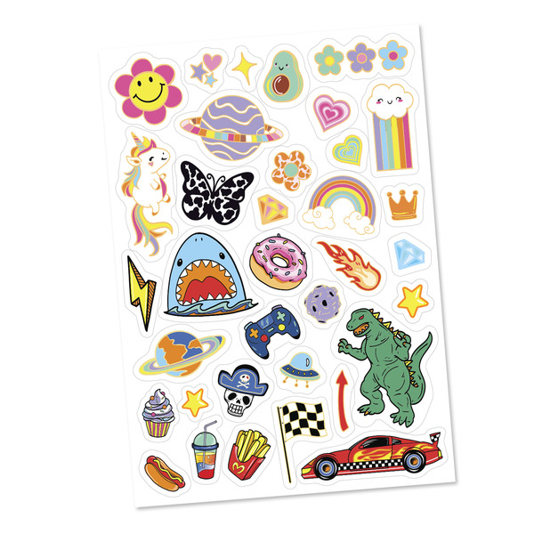 Mug à décorer en porcelaine avec stylo et stickers