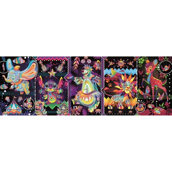Puzzle 1000 pièces Panorama - Disney Joys