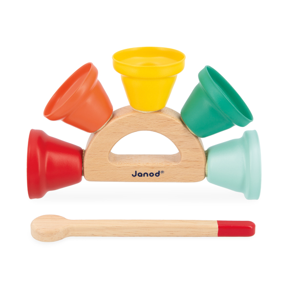 Clochettes jouet musical en bois - Gioia