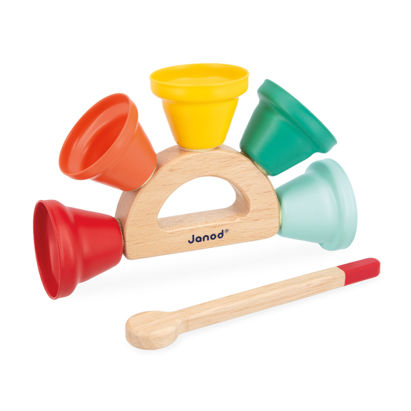 Clochettes jouet musical en bois - Gioia