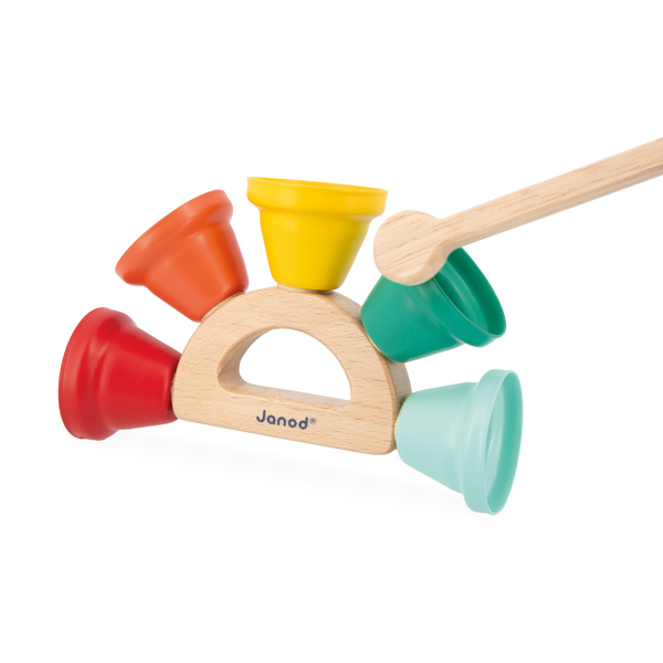 Clochettes jouet musical en bois - Gioia