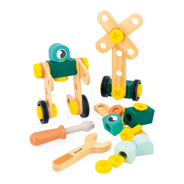 Baril Brico Kids - 50 pièces en bois