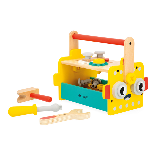 Caisse à outils robot en bois Brico kids