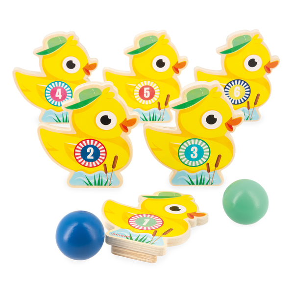 Jeu de quilles en bois canards - Applepop