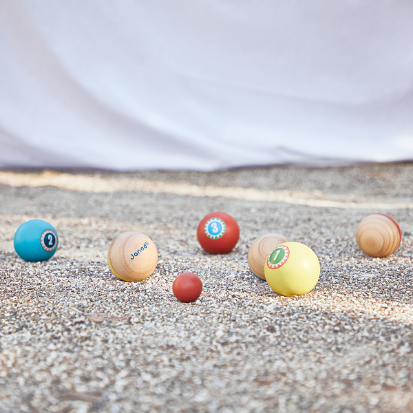 Mon premier jeu de pétanque en bois Applepop