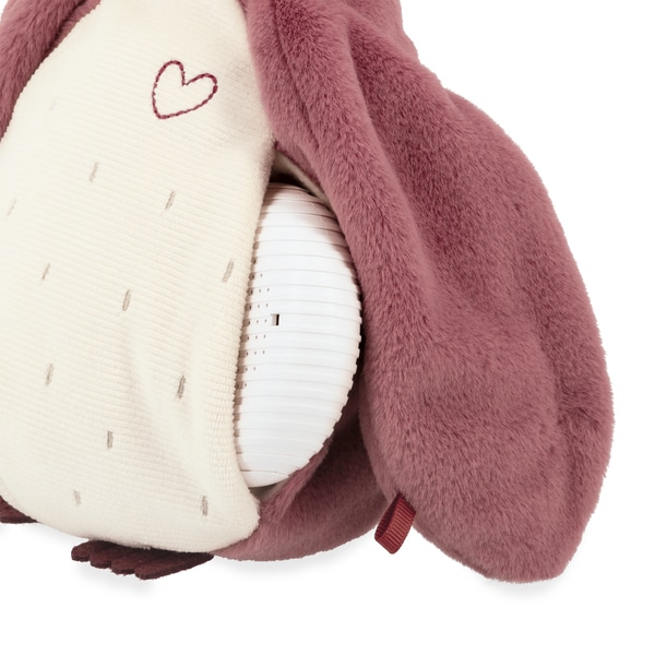 Peluche rose manchot enregistreur vocal et bruits blancs