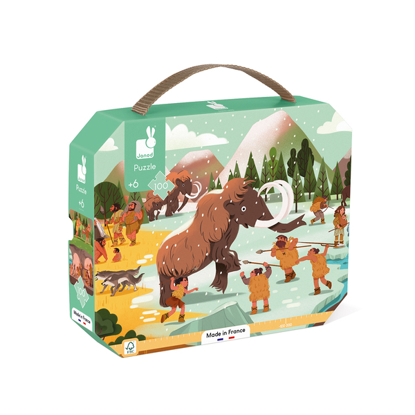 Puzzle frise préhistoire 100 pièces