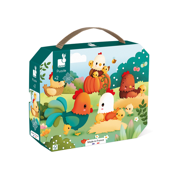 Ferme - Puzzle Basse-cour 20 pièces