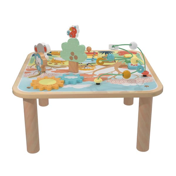 Table d activité d éveil en bois Jungle