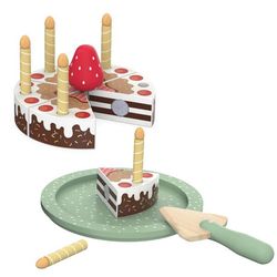 Gâteau d'anniversaire en bois