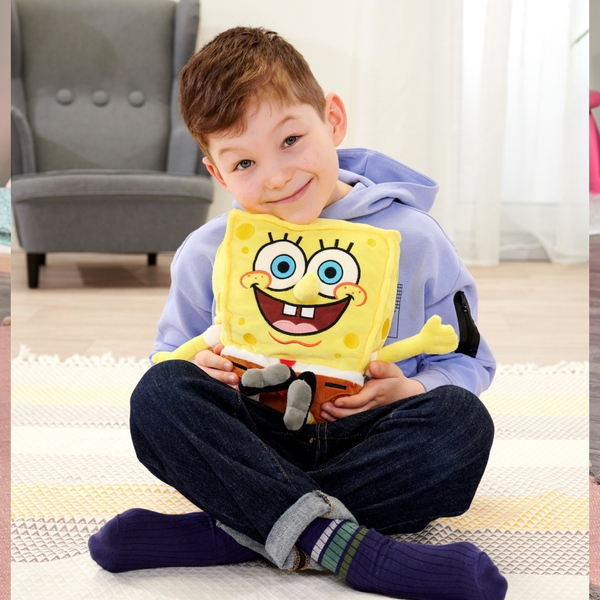 Peluche Bob L éponge 35cm