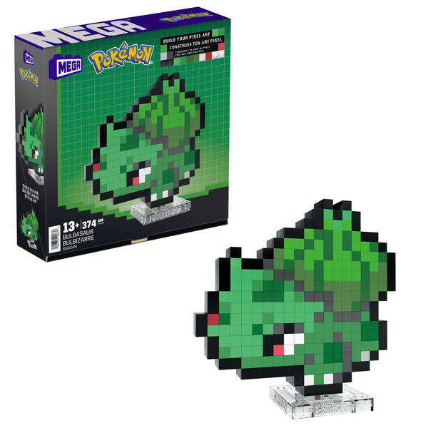 Pixel Art Pokémon Bulbizarre - Mega Bloks